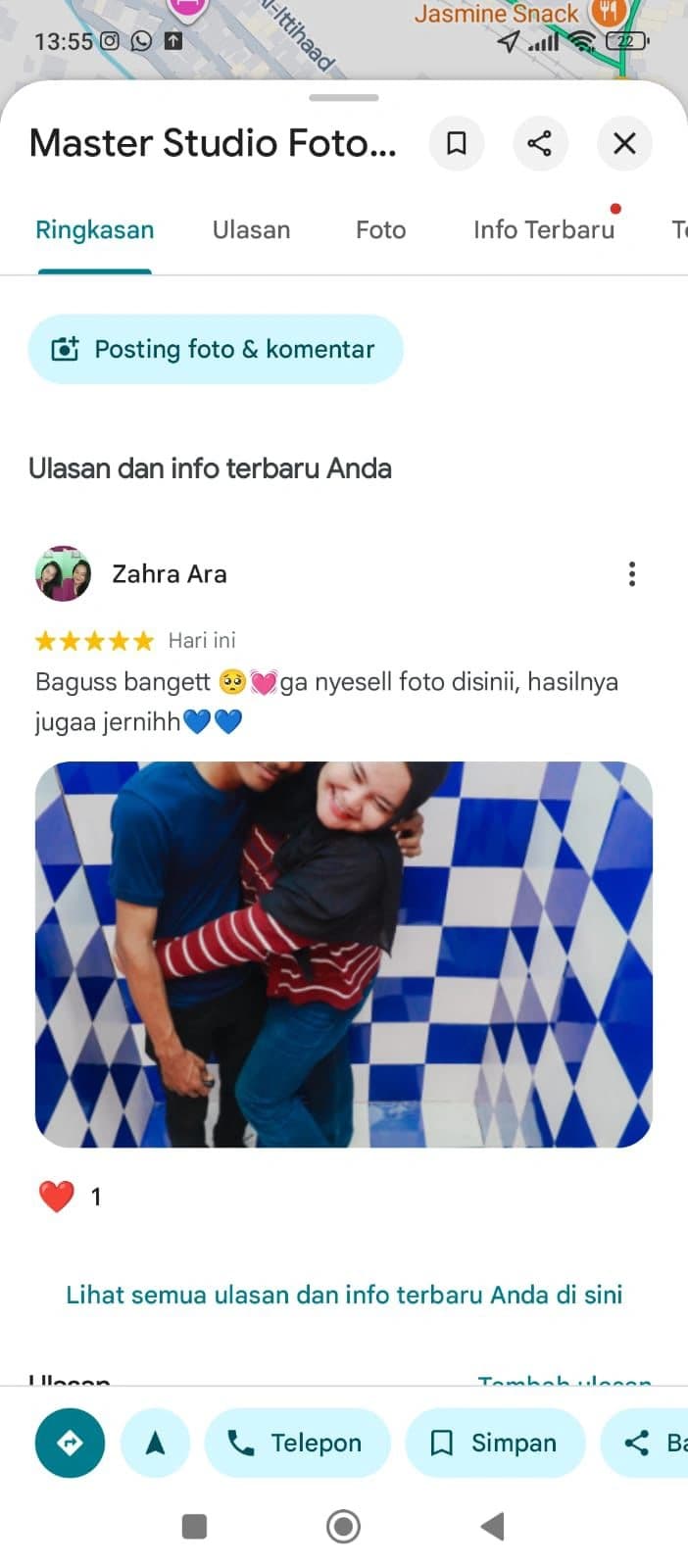 Testimoni 1 - Master Studio