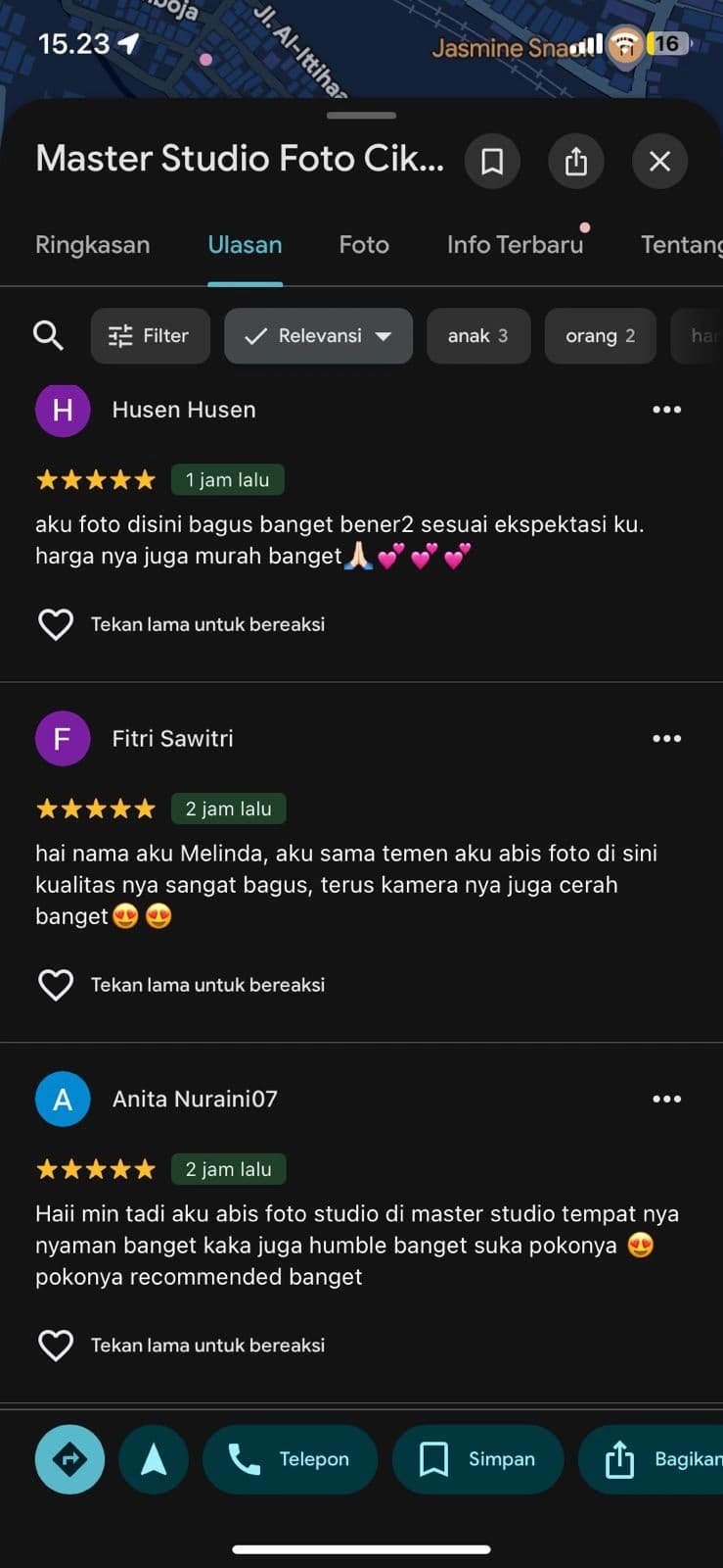 Testimoni 2 - Master Studio